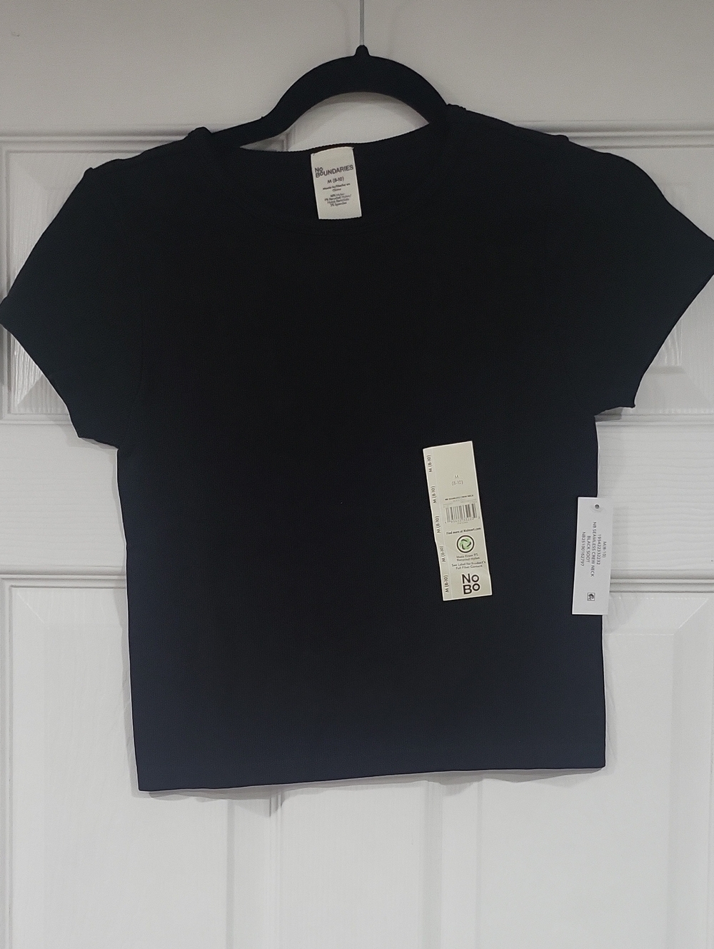 No Boundaries Black Short Sleeve Crewneck Tee